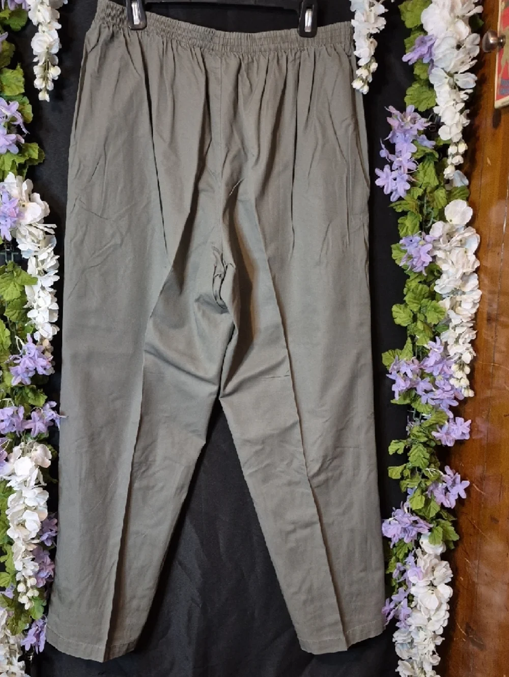 Alfred Dunner Olive Sage Chinos